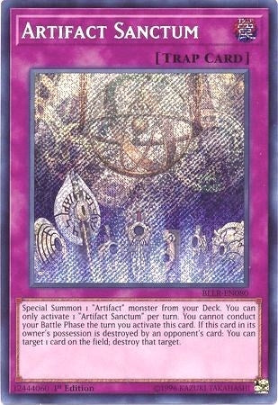 Artifact Sanctum (BLLR-EN080)  Secret Rare