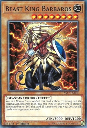 Beast King Barbaros (YS17-EN007) Common