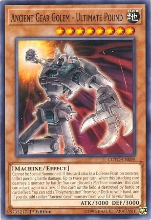 Ancient Gear Golem - Ultimate Pound (COTD-EN099) Common