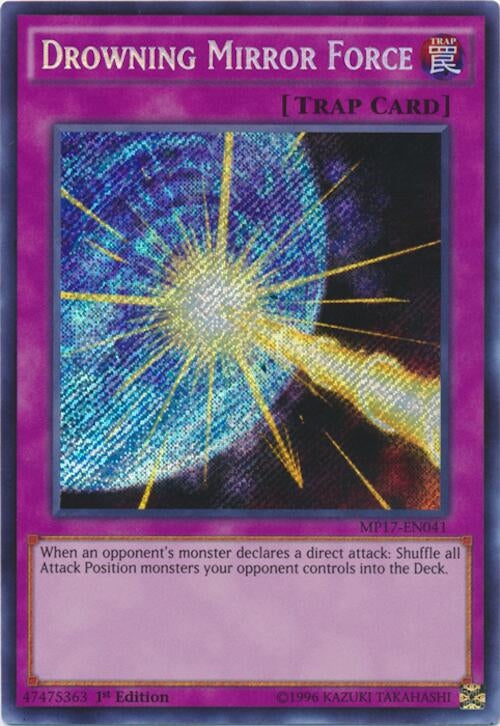 Drowning Mirror Force (MP17-EN041) Secret Rare
