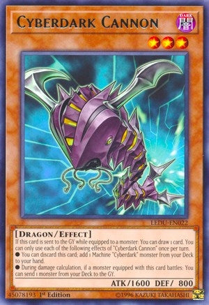 Cyberdark Cannon (LEDU-EN022) Rare