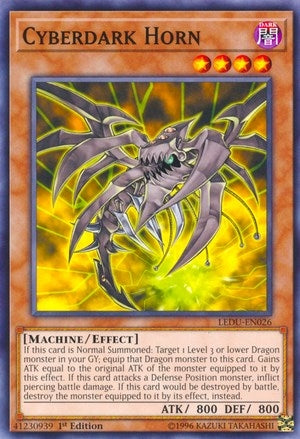 Cyberdark Horn (LEDU-EN026) Common