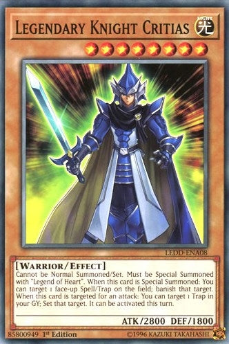 Legendary Knight Critias (LEDD-ENA08)  Common