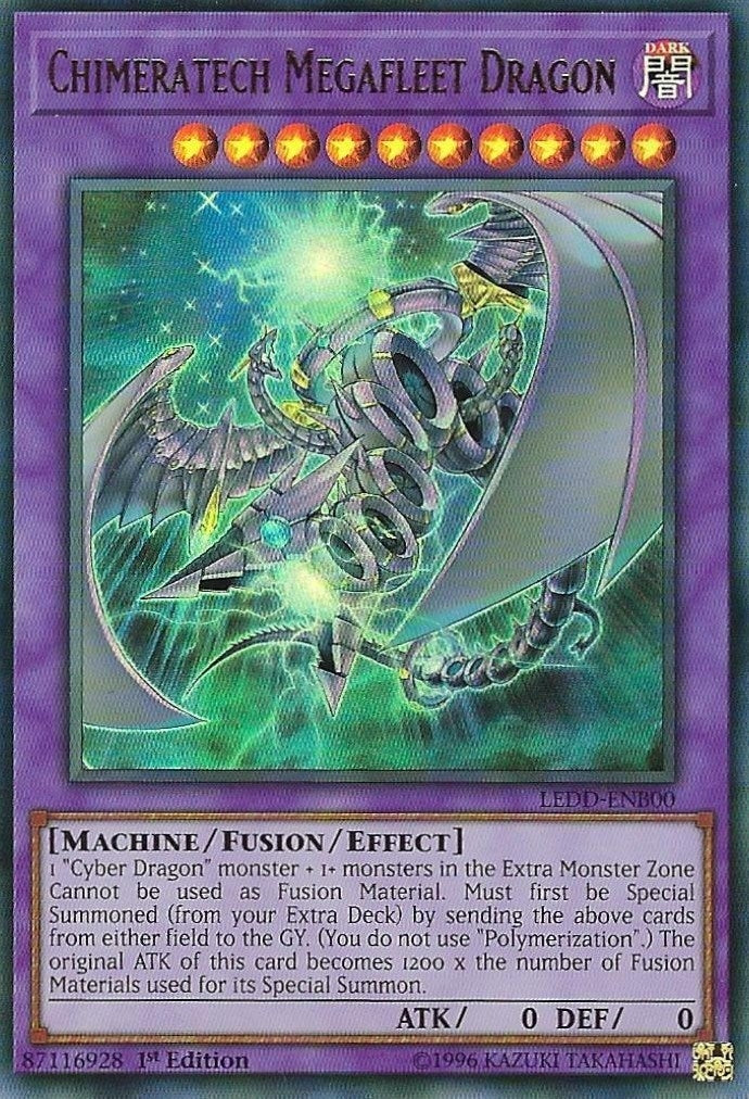 Chimeratech Megafleet Dragon (LEDD-ENB00)  Ultra Rare