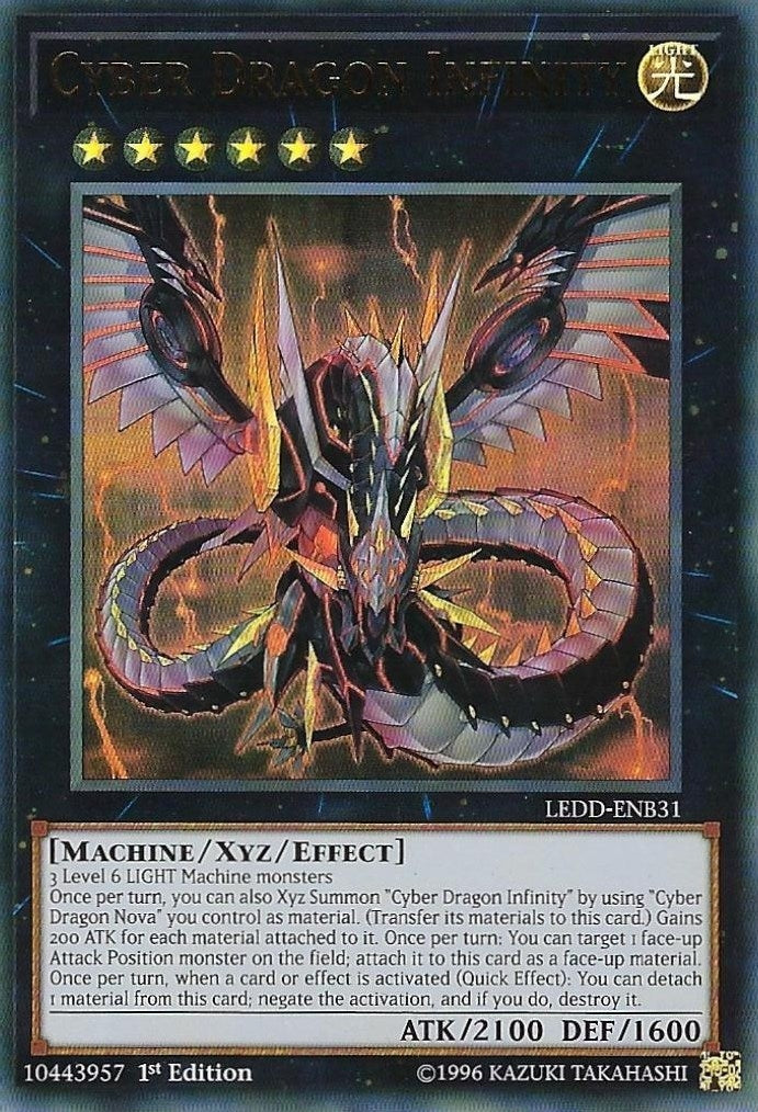 Cyber Dragon Infinity (LEDD-ENB31)  Ultra Rare
