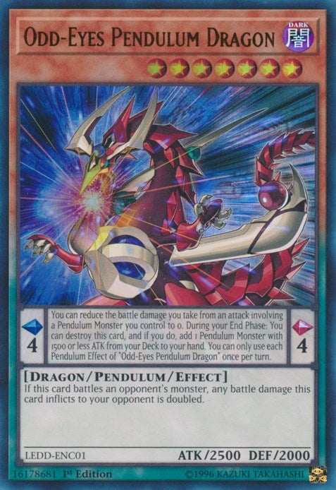 Odd-Eyes Pendulum Dragon  (LEDD-ENC01)  Ultra Rare