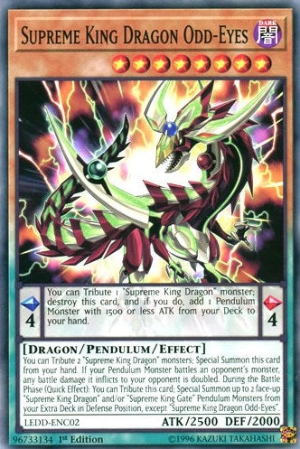 Supreme King Dragon Odd-Eyes (LEDD-ENC02)  Common