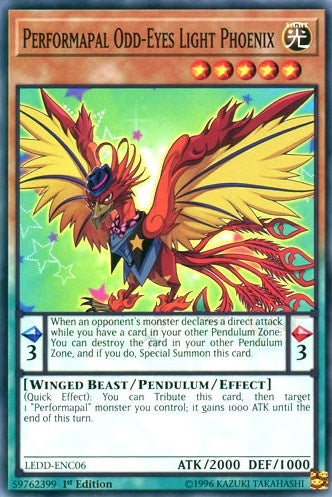 Performapal Odd-Eyes Light Phoenix (LEDD-ENC06)  Common