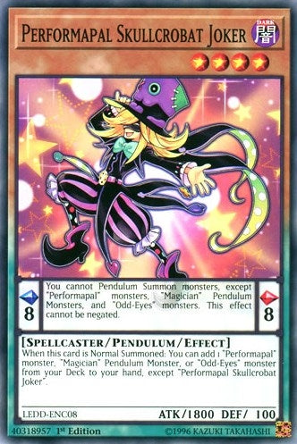 Performapal Skullcrobat Joker (LEDD-ENC08)  Common