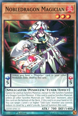 Nobledragon Magician (LEDD-ENC11)  Common
