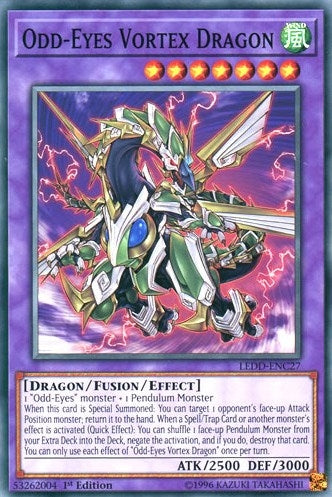 Odd-Eyes Vortex Dragon (LEDD-ENC27)  Common
