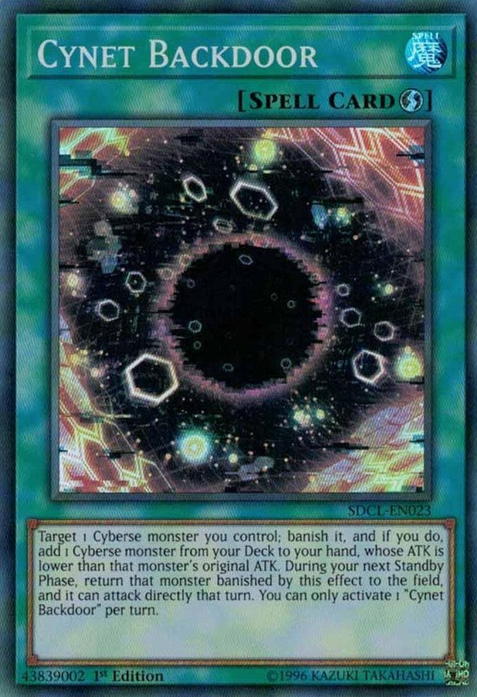 Cynet Backdoor (SDCL-EN023) Super Rare