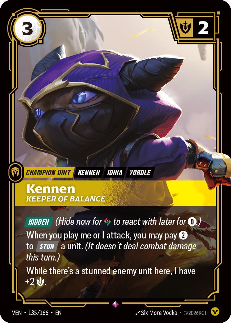(VEN-135/166) Kennen, Keeper of Balance - Rare