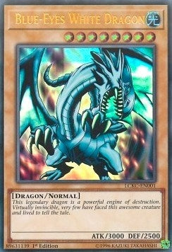 Blue-Eyes White Dragon (Version 1) (LCKC-EN001)  Ultra Rare