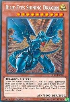 Blue-Eyes Shining Dragon (LCKC-EN008)  Secret Rare