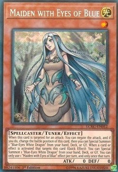 Maiden with Eyes of Blue (LCKC-EN012)  Secret Rare