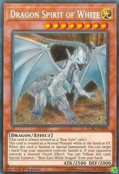 Dragon Spirit of White (LCKC-EN018)  Secret Rare