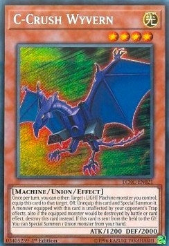 C-Crush Wyvern (LCKC-EN021)  Secret Rare