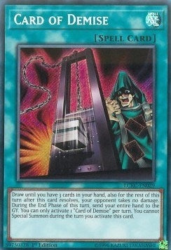 Card of Demise (LCKC-EN029)  Secret Rare