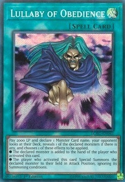 Lullaby of Obedience (LCKC-EN042)  Secret Rare