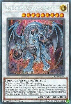 Azure-Eyes Silver Dragon (LCKC-EN066)  Secret Rare