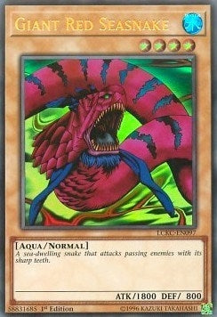 Giant Red Seasnake (LCKC-EN097)  Ultra Rare