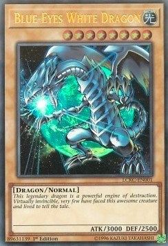 Blue-Eyes White Dragon (Version 3) (LCKC-EN001)  Ultra Rare