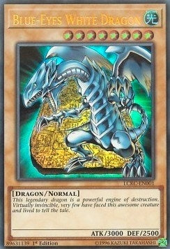 Blue-Eyes White Dragon (Version 4) (LCKC-EN001)  Ultra Rare