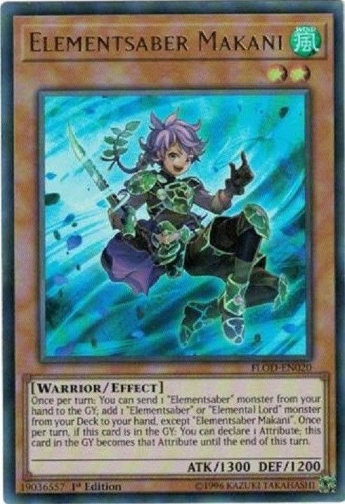 Elementsaber Makani (FLOD-EN020) Ultra Rare