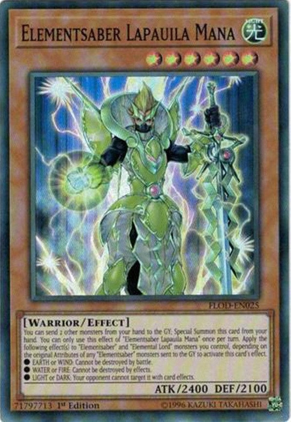 Elementsaber Lapauila Mana (FLOD-EN025) Super Rare