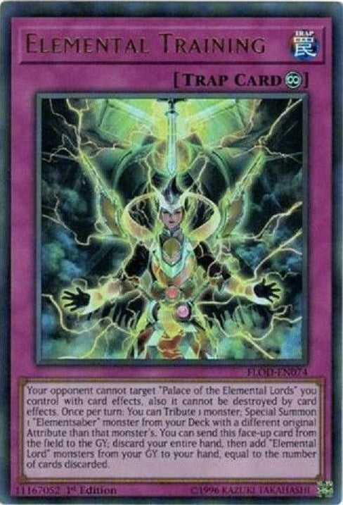 Elemental Training (FLOD-EN074) Ultra Rare