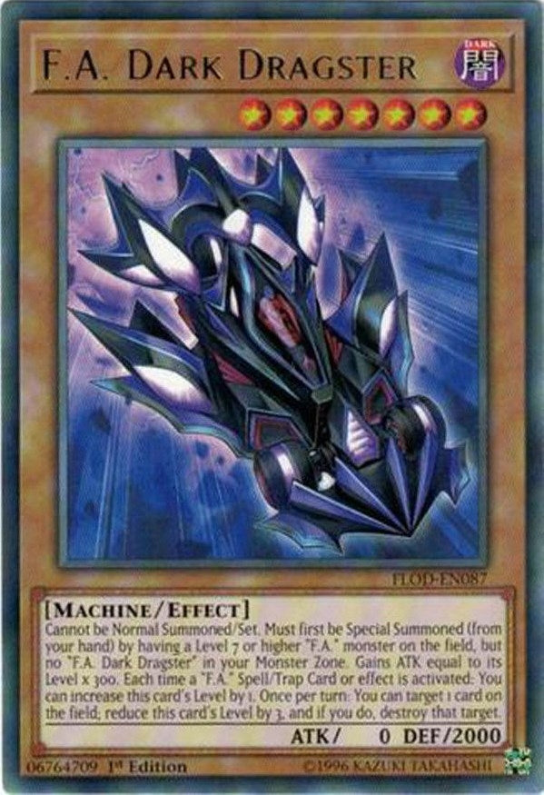 F.A. Dark Dragster (FLOD-EN087) Rare