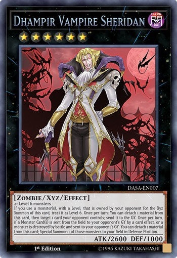 Dhampir Vampire Sheridan (DASA-EN007) Secret Rare