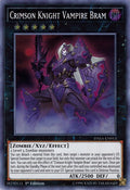Crimson Knight Vampire Bram (DASA-EN013) Super Rare