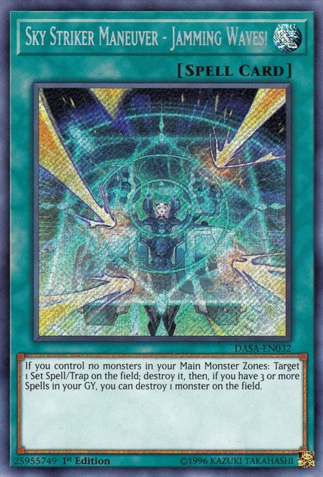 Sky Striker Maneuver - Jamming Waves! (DASA-EN032)  Secret Rare