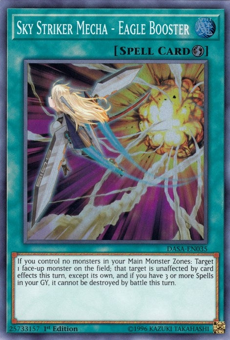 Sky Striker Mecha - Eagle Booster (DASA-EN035)  Super Rare