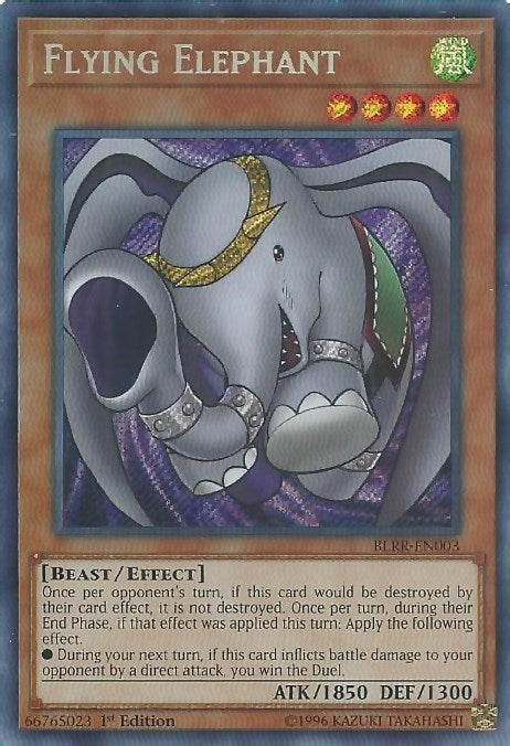 Flying Elephant (BLRR-EN003)  Secret Rare
