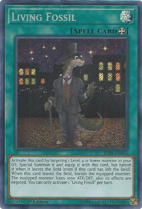 Living Fossil (BLRR-EN015)  Secret Rare