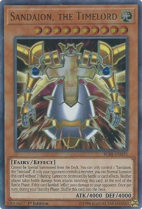 Sandaion, the Timelord (BLRR-EN025)  Ultra Rare