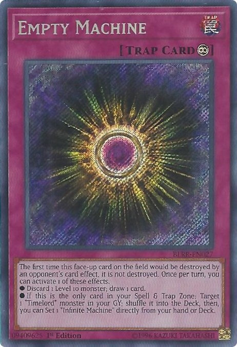 Empty Machine (BLRR-EN027)  Secret Rare