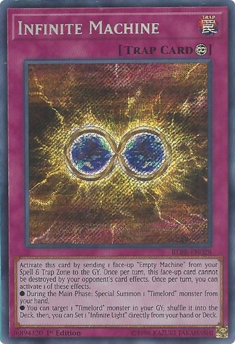Infinite Machine (BLRR-EN028)  Secret Rare