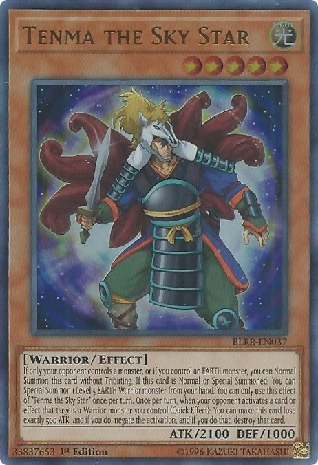 Tenma the Sky Star (BLRR-EN037)  Ultra Rare