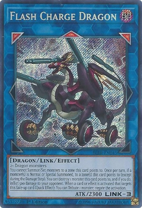 Flash Charge Dragon (BLRR-EN045)  Secret Rare