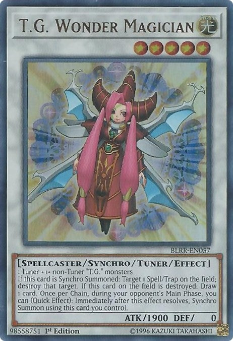 T.G. Wonder Magician (BLRR-EN057) Ultra Rare