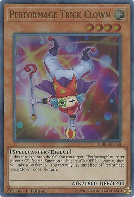 Performage Trick Clown (BLRR-EN060)  Ultra Rare