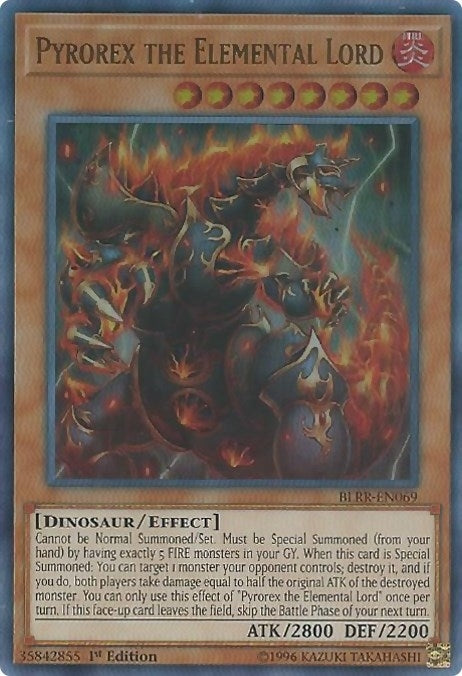 Pyrorex the Elemental Lord (BLRR-EN069)  Ultra Rare