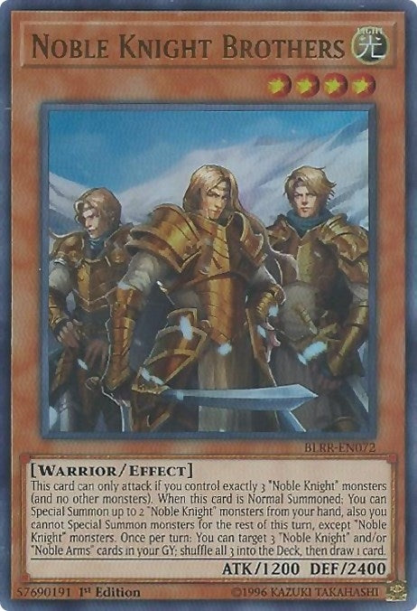 Noble Knight Brothers (BLRR-EN072)  Ultra Rare