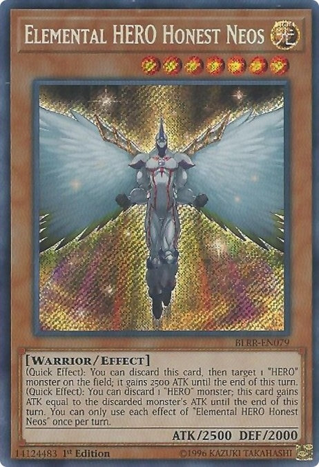 Elemental HERO Honest Neos (BLRR-EN079)  Secret Rare
