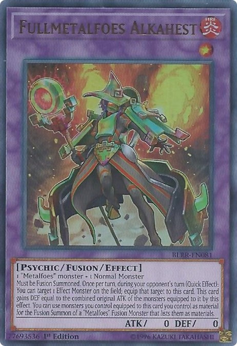 Fullmetalfoes Alkahest (BLRR-EN081)  Ultra Rare