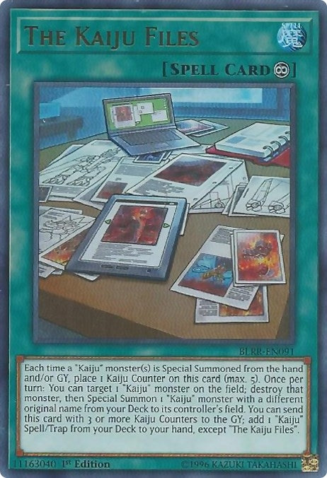 The Kaiju Files (BLRR-EN091)  Ultra Rare